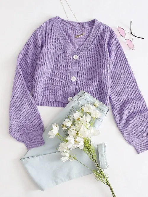 Suéter de mujer color lila M